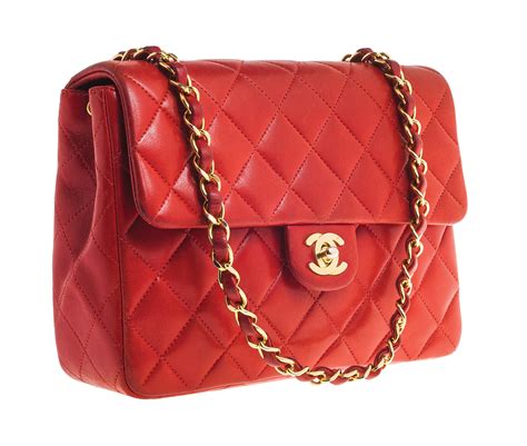 vintage chanel bag red|best old chanel bags.